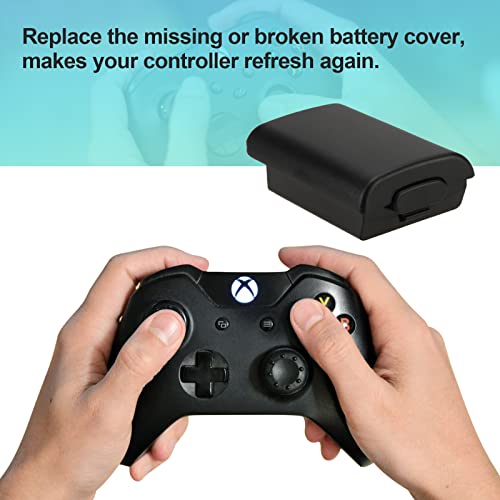 Much 10 Pack Black Battery Cover Shell Cases Kit Compatible With Microsof Xbox 360 Wireless Controller #TOP3