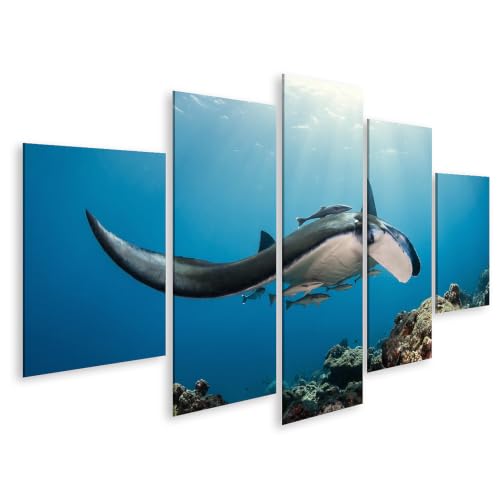 Tableau salon Manta-Rochen islandburner decoration grand mur vide