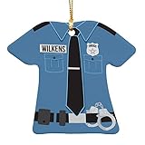 GiftsForYouNow Personalized Police Uniform Christmas Ornament