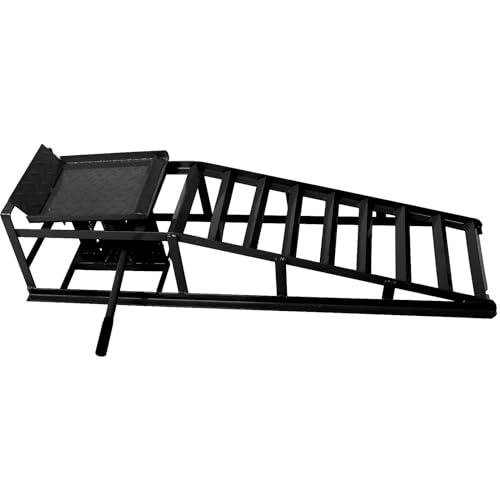 Car Lifts for Home Garage, Auto Truck Service Ramps Lifts, Portable Heavy Duty Vehicle Dumbwaiter Ramps 5 Ton, Automotive Hydraulic Dumbwaiter Repair Frame Lift(2 Pack) Black miniatura 6