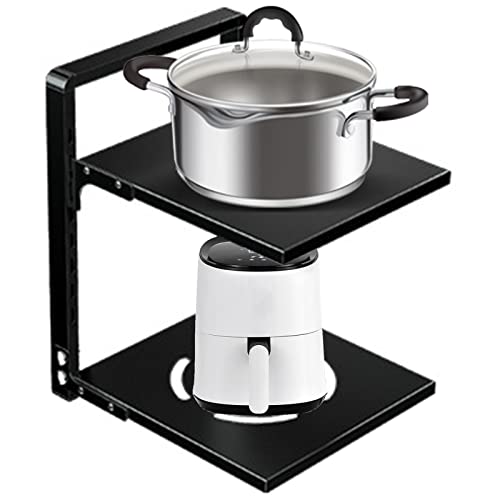 Fulenyi Organisateur de casseroles robuste - Organisateur de cuisine pour casseroles et poêles - Porte-casseroles en métal, organisateur de batterie de cuisine robuste pouvant contenir des poêles en