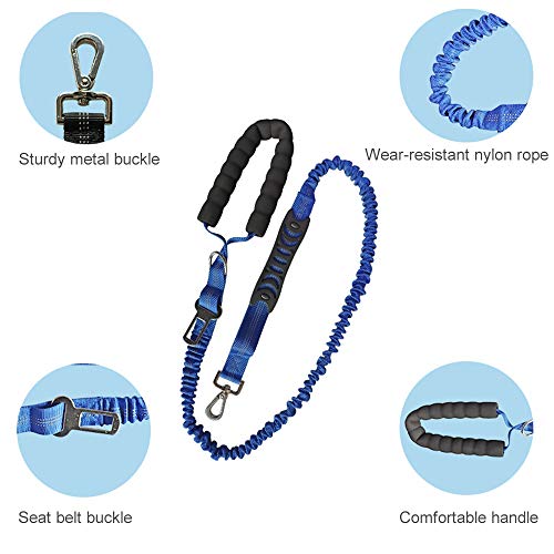 Nishore Trela ​​de cão Trela ​​de treinamento de cão com alça acolchoada confortável para cães peque