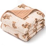 CIVARUA KIDS Muslin Baby Blankets for Girls Boys, Cotton Receiving Blanket