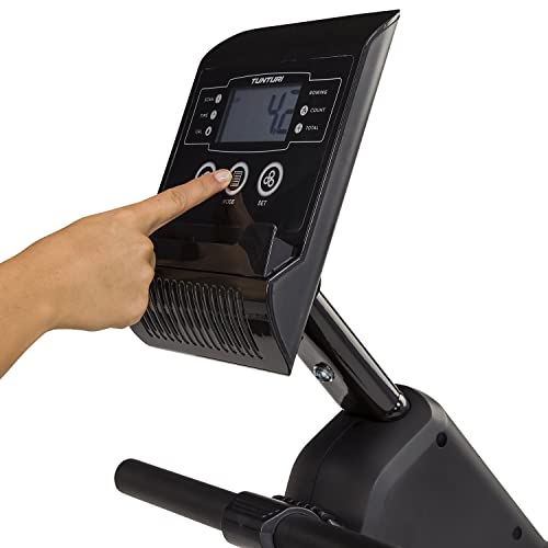 Tunturi FitRow 40, Rudergerät für Zuhause, Rudermaschine met hocheffizientes Magnetbremsssystem, Rower, klappbar und… – Bild 5