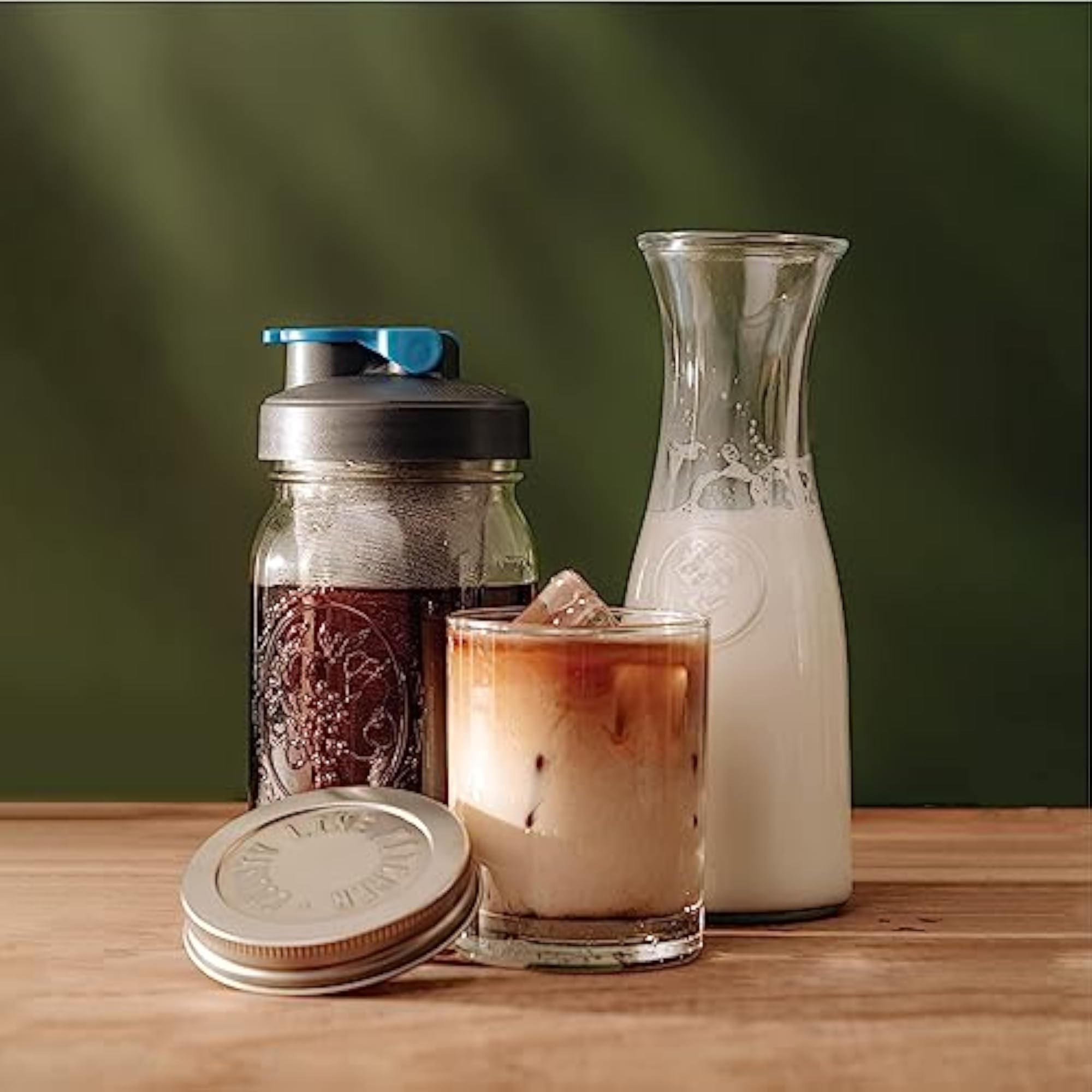 Cold Brew Coffee Maker with Flip Cap Lid, 2 Quart