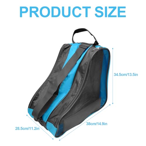 JJYHEHOT Rollschuhetasche, Schlittschuhtasche, Inliner Tasche, Kinder Skatertasche, Unisex Skate Bag mit Griff und Verstellbarem Schultergurt für Kinder/Erwachsene Herren Damen