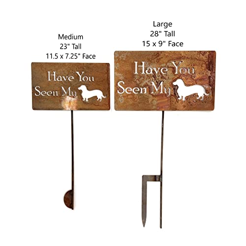 Funny Garden Stake 20 To 33 Inches Tall (Have You Seen My Wiener, Large 28" Tall) #TOP2