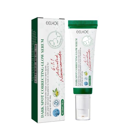 2PCS Dark Spot Correcting Glow Serum,Sérum Corrector Manchas Iluminador y Antienvejecimiento, Reduce Las Líneas Finas,Mujeres Cara Pecas Suero Removedor Imperfecciones Hidratante y No Graso