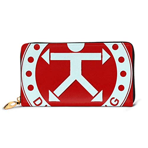 Preisvergleich Produktbild JHGFG Mode Handtasche Reißverschluss Brieftasche Quarantäne Zeichen über neuartige Covid19 Telefon Kupplung Geldbörse Abendkupplung Blockieren Leder Brieftasche Multi Card