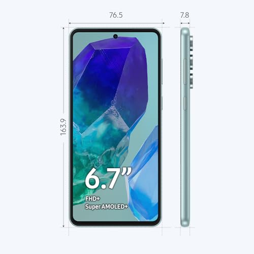 Samsung Galaxy M55 5G, Câmera Tripla Traseira de até 50MP, Selfie de 50MP, Nightography, Apagador de