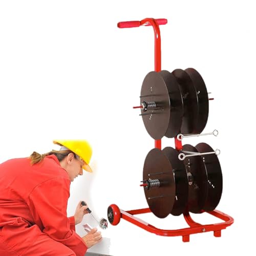 Cable Pay-Off - Industrial Wire Rack Dispenser Large Spools For Industrial And Agricultural Wire For Construction Sites(4-volumes)