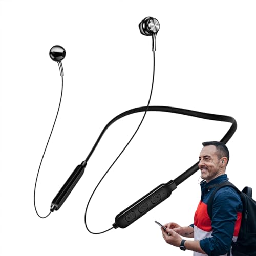 Sports Neckband Headphones,Waterproof Wireless 5.0 | Wireless Design Hands-Free Calls Waterproof Performance Enjoy Lasting Music