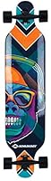 Schildkröt Longboard Freeride 41, Design: Cool Chimp, 9-Fach verleimtes Ahorn, Komplettboard mit Drop Through Achsenaufhängung, ABEC-11 Kugellager, 510690