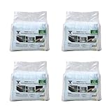 山善(YAMAZEN) マイクロファイバーウエス 1kg 4個セット MFW-1**4