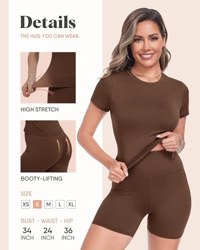 Image of ZOOSIXX Two Piece Workout Sets for Women - Summer Outfits 2 Piece Short Gym Sets Casual Lounge Vacation Matching Clothing