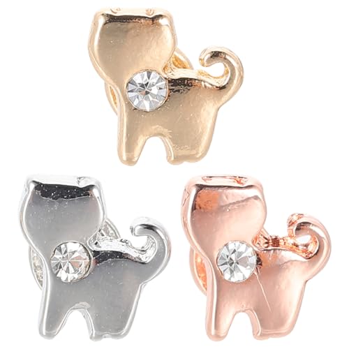 Angoily 3pcs Strap Studs Decorative Ring Watch Strap Nail Bands Watch Band Charm Button Band Diamonds Charms Silicone Watchband Charms Watches Miss Stainless Steel