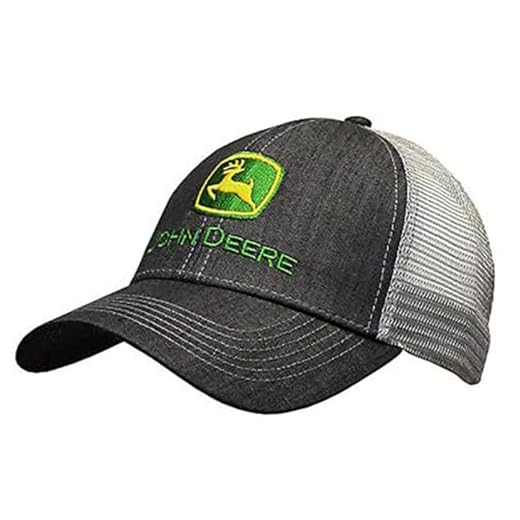 John Deere Dark Denim Style Mesh Back Hat