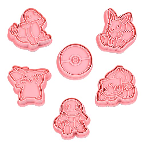 6 piezas Cortadores de Galletas,cookie cutters,Molde de Galletas (Squirrel) Cover