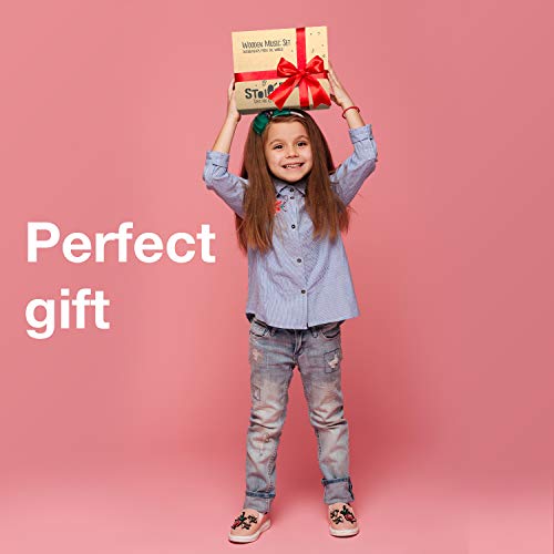 Stoie's Muziekinstrumentenset voor peuters en kleuters Muziekspeelgoed - Houten percussiespeelgoed voor jongens en meisjes - Bevordert vroege ontwikkeling en educatief leren - Image 8