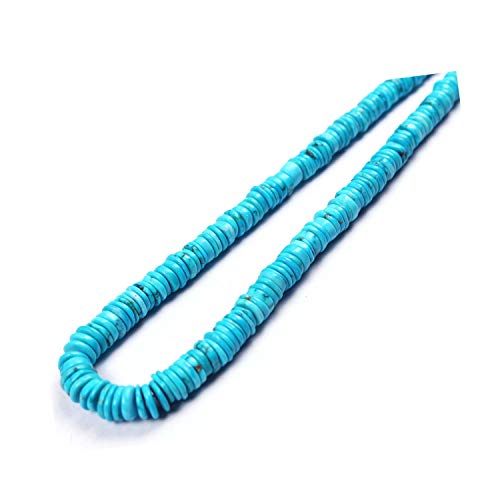 Perles de fabrication de bijoux Heishi grenat naturel 6-7mm pour collier de pierres précieuses