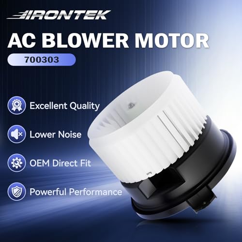Image of IRONTEK Blower Motor Fan 700303 Compatible for Lexus 2010-2019 GX460 / 2008-2019 LX570, for Toyota 2008-2013 Highlander / 2008-2019 Land Cruiser / 2008-2019 Sequoia / 2011-2019 Sienna 700303 8710328111
