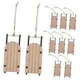 Photo Gallery loorgvel 10 pezzi decorazioni natalizie mini slitta in beige addobbi per albero e casa artigianali resistenti per interni per soggiorno ufficio e festa natale Photo Gallery loorgvel 10 pezzi decorazioni natalizie mini slitta in beige addobbi per albero e casa artigianali resistenti per interni per soggiorno ufficio e festa natale