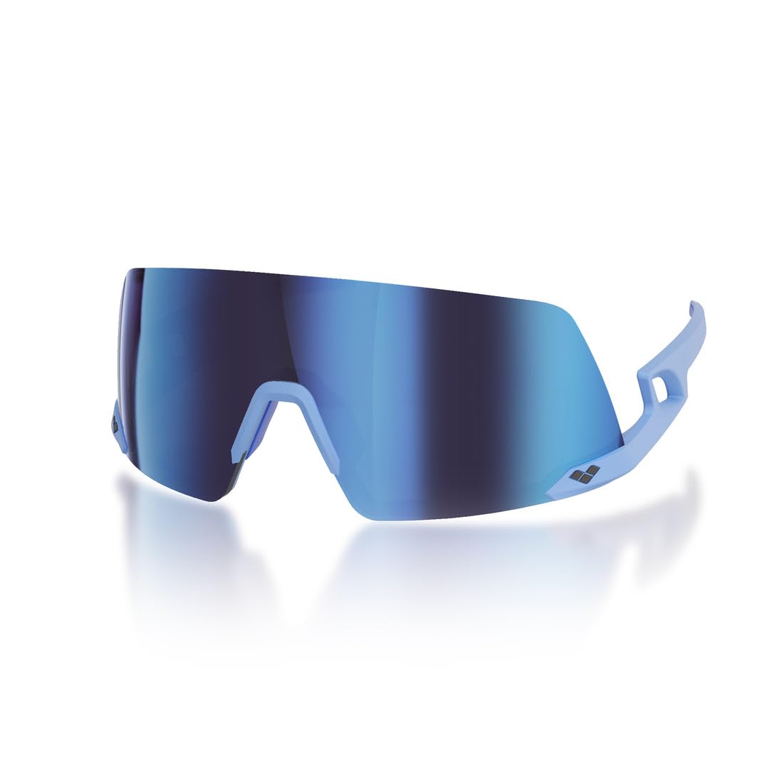 ARENA FULMINE Sportsonnenbrille, flexible und leichte Fassung, stoßfeste UV-Schutz, hydrophobe und antistatische Entspiegelung, optische Klasse 3, verstellbarer Nasenring
