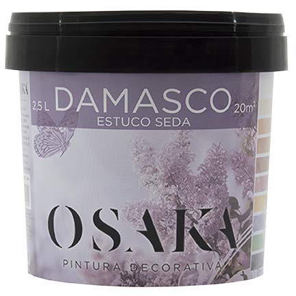 Damasco Estuco Seda Plata Osaka