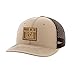 Made in The USA Leather Patch Hat(Khaki/Coffee)