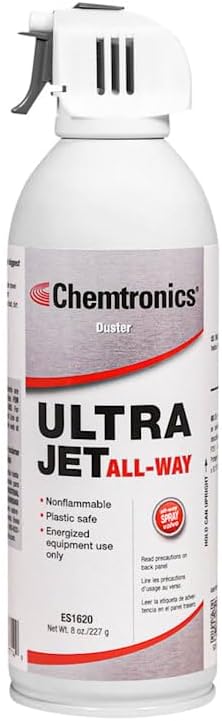 Chemtronics Ultrajet Air Duster - Spray 226 g Aerosol Can - ES1620 [PRICE is per CAN]