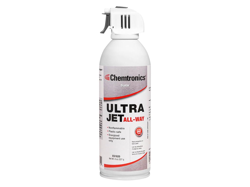 Chemtronics Ultrajet Air Duster - Spray 226 g Aerosol Can - ES1620 [PRICE is per CAN]