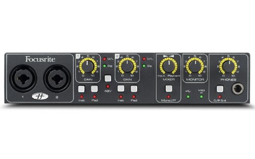 オーディオインターフェース　focusrite saffire 6 USB Focusrite Saffire 6 USB Audio Interface | Musician's Friend