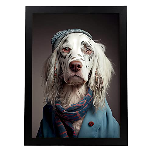 DECORAZIONE PARETE CON IMMAGINI E STAMPE ARTISTICHE - Stampa Artistica Murale Perfetta per un Regalo o Per decorare il tuo Studio o la Tua Attività, o gli Interni della tua Casa per la Tua Giornata o Occasioni Speciali come Compleanni, Lauree, Halloween, Feste a Tema... - Illustrazioni decorative di arte realistica in stile fotografico a colori. Poster con simpatici temi animali per camerette e spazi comuni. Ideale per decorare e combinare in qualsiasi stanza.