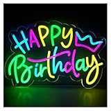 Photo Gallery huanty con luce per decorazione e atmosfera insegna al neon happy birthday con luce led dimmerabile per soggiorno, club, casa, festa di compleanno, decorazione da parete 39cmx30cm Photo Gallery huanty con luce per decorazione e atmosfera insegna al neon happy birthday con luce led dimmerabile per soggiorno, club, casa, festa di compleanno, decorazione da parete 39cmx30cm