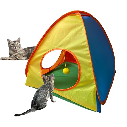 Tienda para Mascotas - Refugio Portátil Plegable para Animales Pequeños - Transportín Transpirable para Perros Gatos Exterior Interior Balcón Salón Jardín Césped