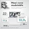 CANDY - Lave-Vaisselle Encastrable - 16 Couverts - Classe Énergétique C - Maxi Cuve, Cycle Rapide 35 min, Contrôle à Distance, Départ Différé - Blanc - 81,8 x 59,7 x 55,5 cm - Modèle CI 6C4F0A