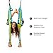 Yoga Trapeze Swing Set for Home & Outdoor | Easy Setup for Strength, Balance & Back Pain Relief | Adjustable Straps & 600lb Capacity, Includes Carrying Bag & Online Tutorials, Aqua