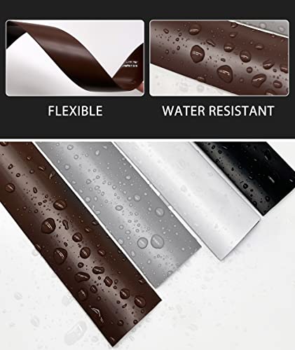 Bnell Floor Transition Strip Floor Cover Strips Self Adhesive Flooring Transitions Laminate Floor Strip Vinyl Floor Flat Divider Strip For For Joining Floor Gaps (3.28Ft,1.57In, Brown) #TOP3