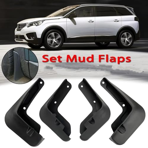 Bavettes auto pour Peugeot 5008 Mk2 évite impacts et salissures bas caisse