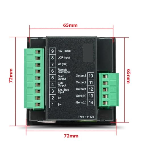Contrôleur moteur LXC701 et unité de commande démarrage module générateur puissance