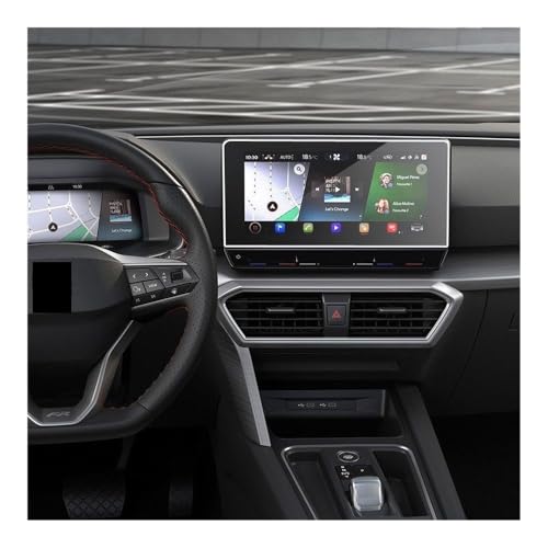 Protecteur d'écran de voiture pour Cupra Leon 2020 : roulez serein avec le film PET GPS 10"