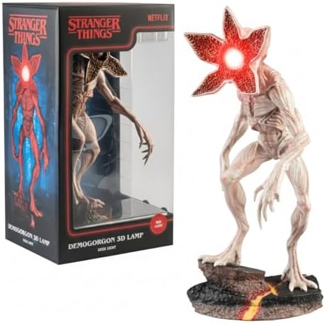 Candeeiro Stranger Things Demogorgon figura - candeeiro secretári...