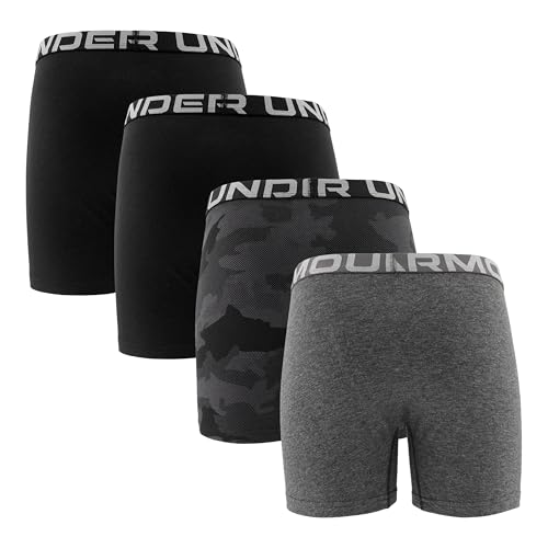 Image of Under Armour Boys' Multipack Performance Cotton Boxerjock Brief, Lightweight & Smooth Stretch Fit