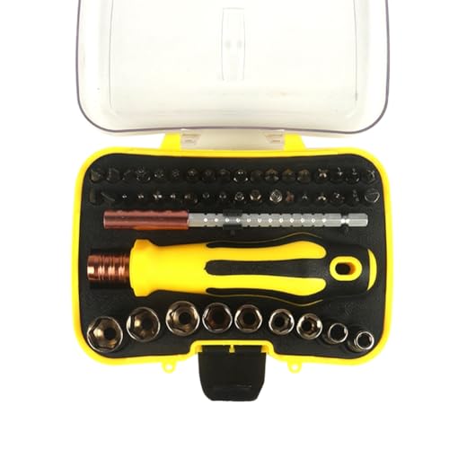 Socueny Destornillador 48 en 1 S2, Herramientas de Desmontaje, Destornillador Especial, Combinación de Destornillador Multifuncional, Fácil de Usar