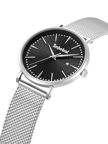 Montre Timberland RIPTON TDWGH0029302 et son boîtier robuste en acier brossé