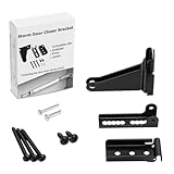 Touri Storm Door Closer Bracket, Storm Door Closer Replacement Parts for Andersen/Emco/Larson/40201/Pella Door Repair Kit, for Screen, Storm Door, with Brackets, Mounting Screws and Pins, Black