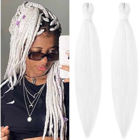 SIXERSI 30 Inch Pre Stretched Braiding Hair Cover