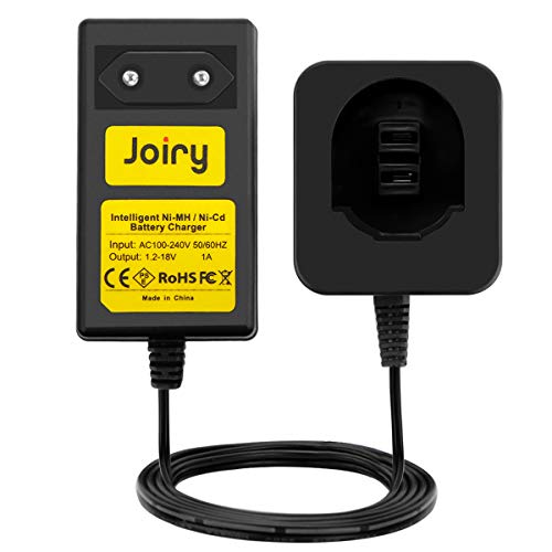 Joiry Multivolt Cargador para Dewalt 7.2V 9.6V 12V 14.4V 18V Ni MH/Ni Cd Batería (No para Lithium Batería)