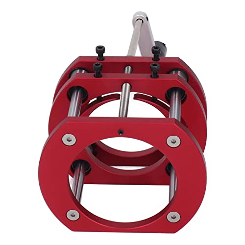 Miniatura 9 de ViaGasaFamido Router Lift 4 Jaw Lifting Jack Plataforma de sujeción Sistema de elevación de mesa de enrutador (rojo)