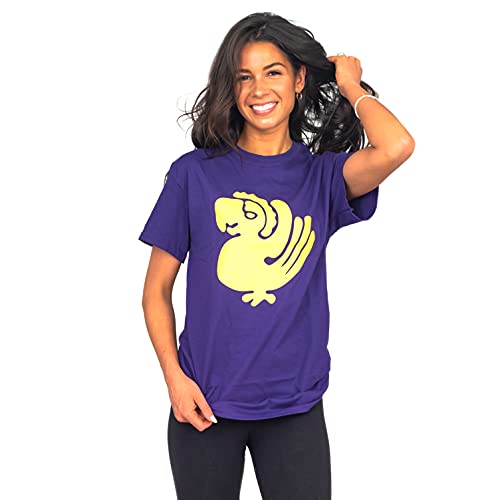 Adult Unisex Legends of the Hidden Temple Shirt & Token Halloween Costume Set | Perfect for Ugly Sweater Parties, Festive Gatherings, Halloween Events and Movie Marathons (Purple)
